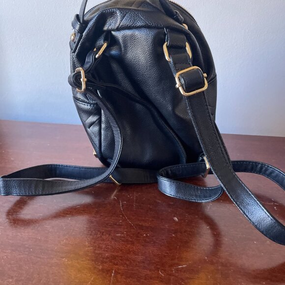 Betsey Johnson Quilted Puppy Dog Mini Backpack | Black & White Kitsch - Picture 5 of 13